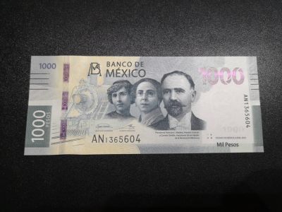 《外钞收藏家》第一百八十六期 - 2021年墨西哥1000 全新UNC