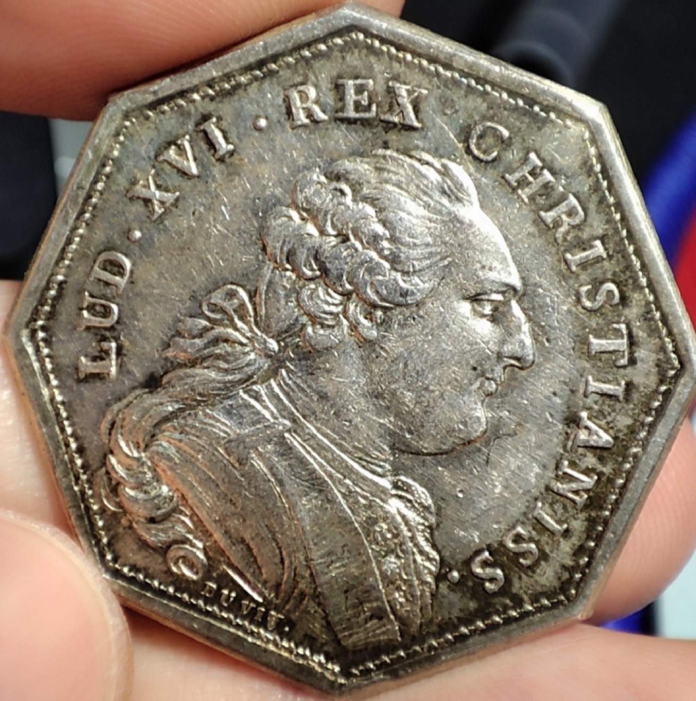 gush小明220705 法国八角银章路易十六1780年