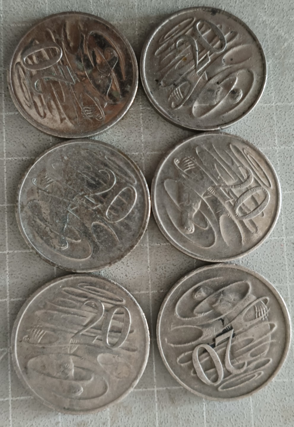 泡泡堂第三十五期  世界硬币纪念章专场（无押金，无佣金，捡漏，全场20包邮，偏远地区除外） 澳大利亚20分六个