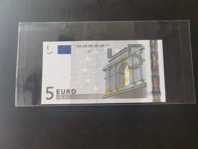 欧盟纸币Euro 2002版一签5欧元纸币 - 欧盟纸币Euro 2002版一签5欧元纸币