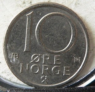 挪威1975年10欧尔 UNC - 挪威1975年10欧尔 UNC