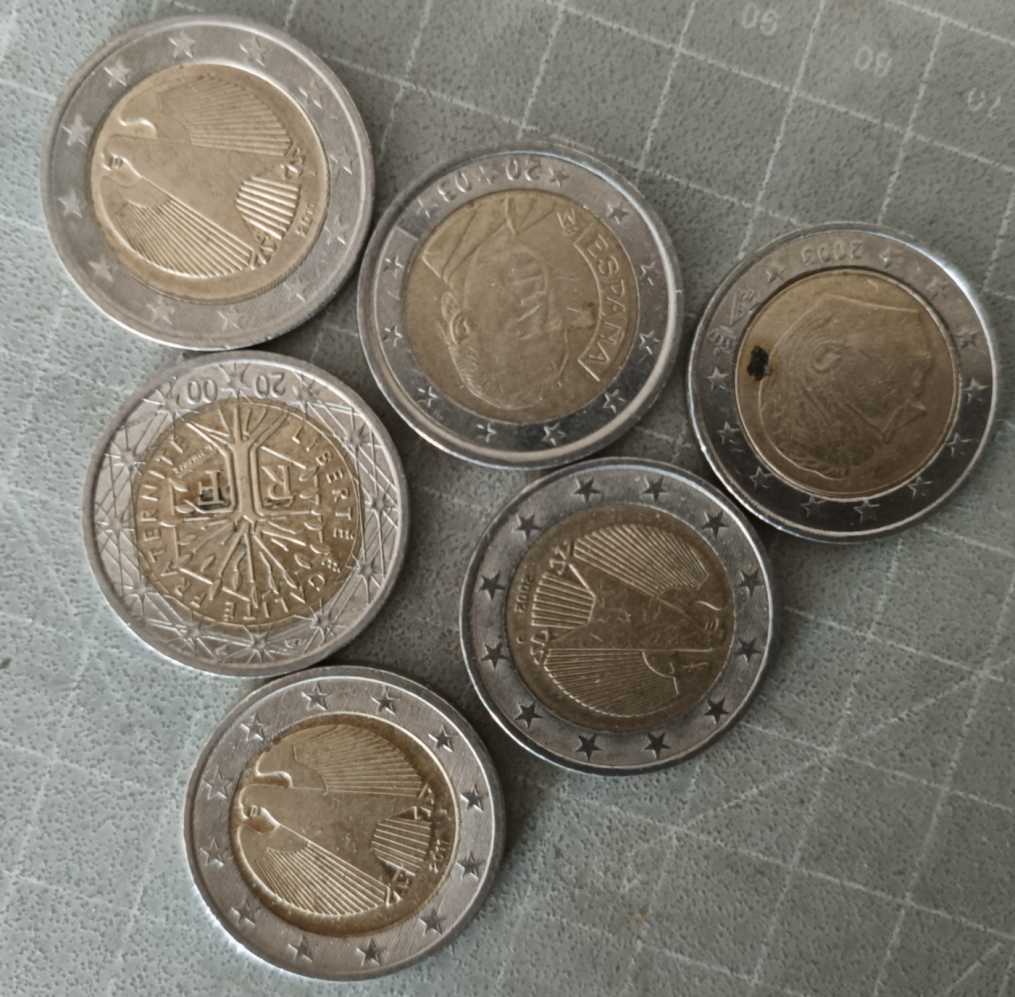 泡泡堂第十四期   世界硬币专场 好品二欧元6个