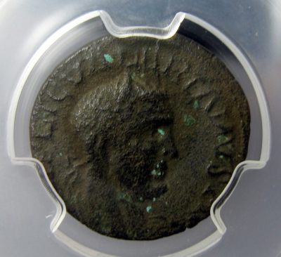 古罗马铜币,行省币，瓦勒良，鹰，AD253-260,约21mm,4.0g - 古罗马铜币,行省币，瓦勒良，鹰，AD253-260,约21mm,4.0g