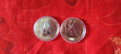 一米收藏，开心上拍(第四十八期)！！！ - 18年高铁纪念币二枚！全新原光！