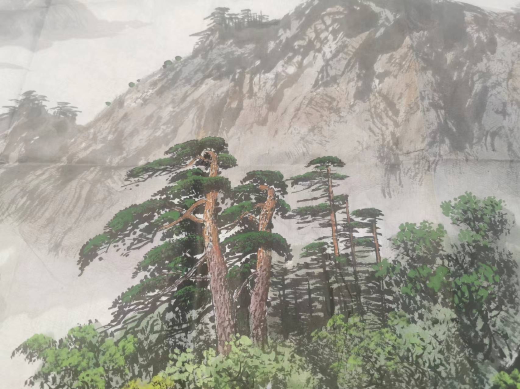 32.【鲸贝乐淘★道德经】第“玄牝之门，是谓天地根”号拍卖★两拍包邮 【朝鲜画】尺寸图片中脚比较，未装裱，山水优美