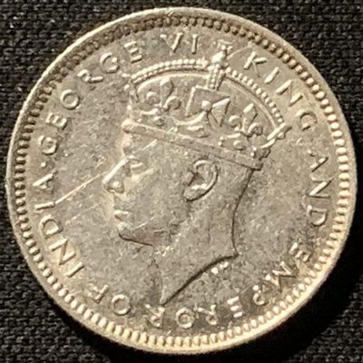 紫瑗钱币——第206期拍卖 - 马来亚 1939年 乔治六世 10分 2.71克 0.75银