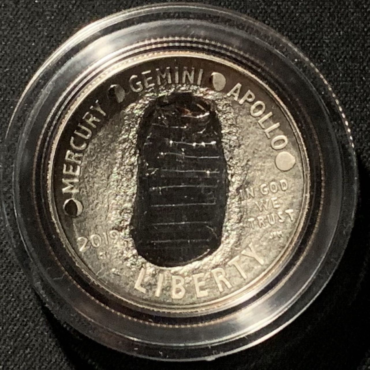 紫瑗钱币——第260期拍卖 美国 2019年 登陆月球50周年 阿波罗11号 50美分 半美元 精制 原盒证书