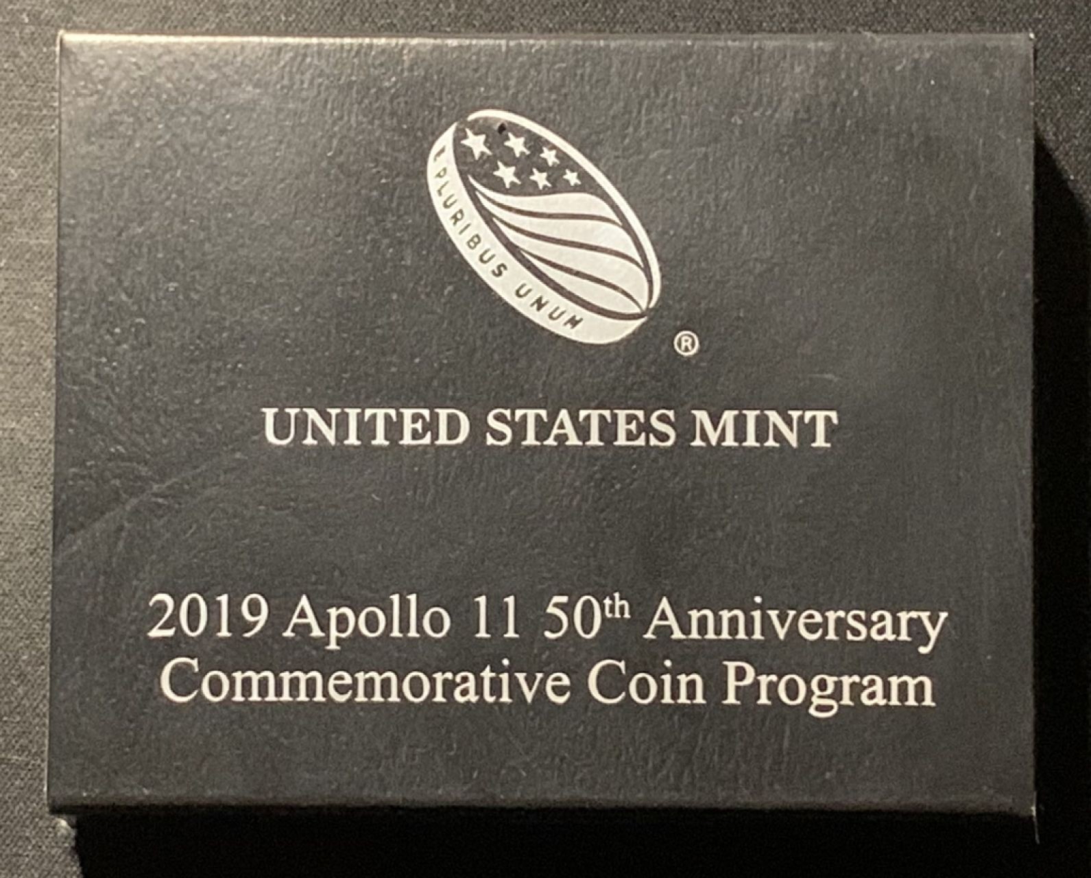 紫瑗钱币——第260期拍卖 美国 2019年 登陆月球50周年 阿波罗11号 50美分 半美元 精制 原盒证书