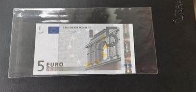 欧盟纸币Euro 一签5欧元纸币  P冠荷兰版（稀有F厂）全新UNC - 欧盟纸币Euro 一签5欧元纸币  P冠荷兰版（稀有F厂）全新UNC