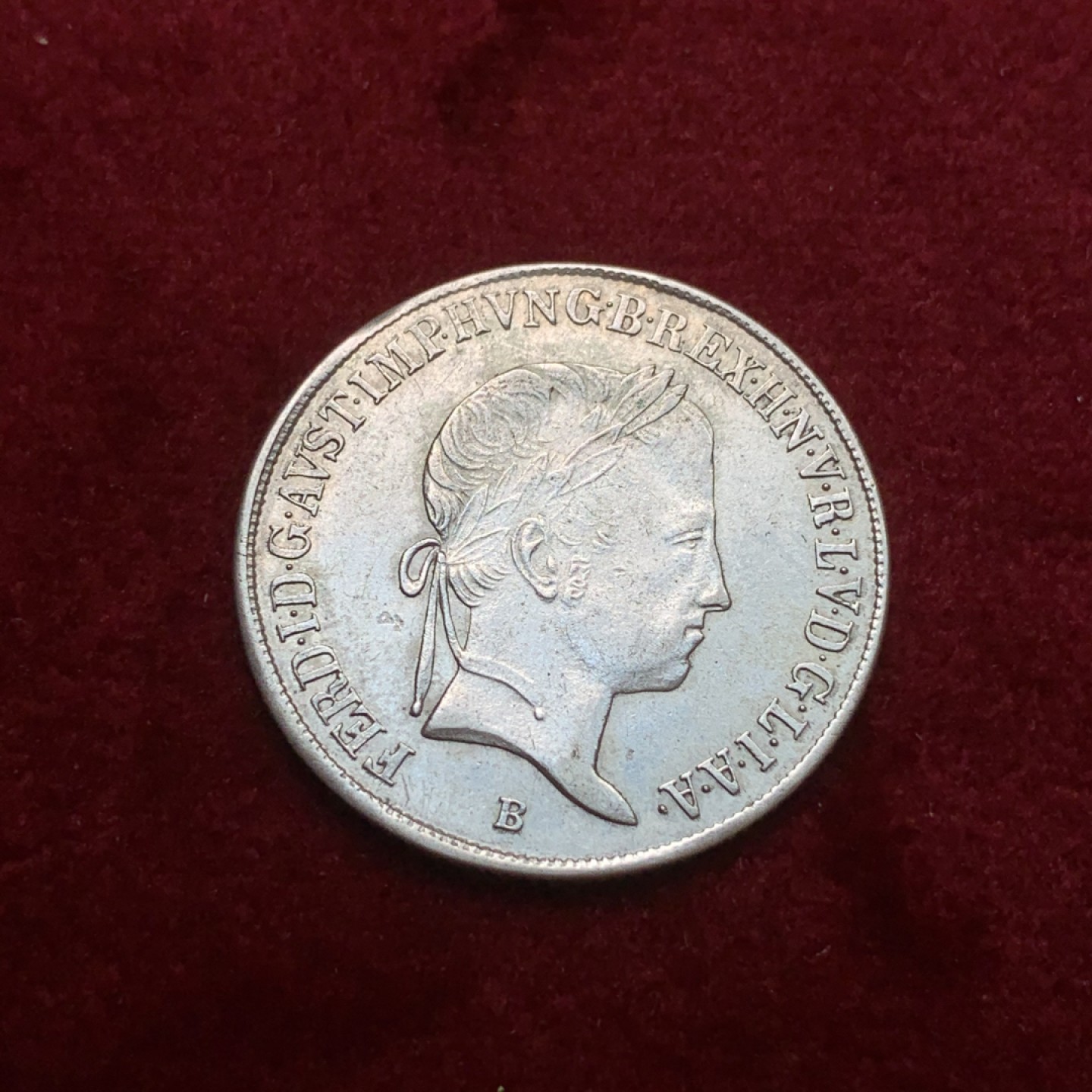 《竞宝斋》第71场-本周日，周一2场连拍（全场不限金额包邮） 好品 奥匈帝国 匈牙利1848年 圣母抱子20克鲁泽银币