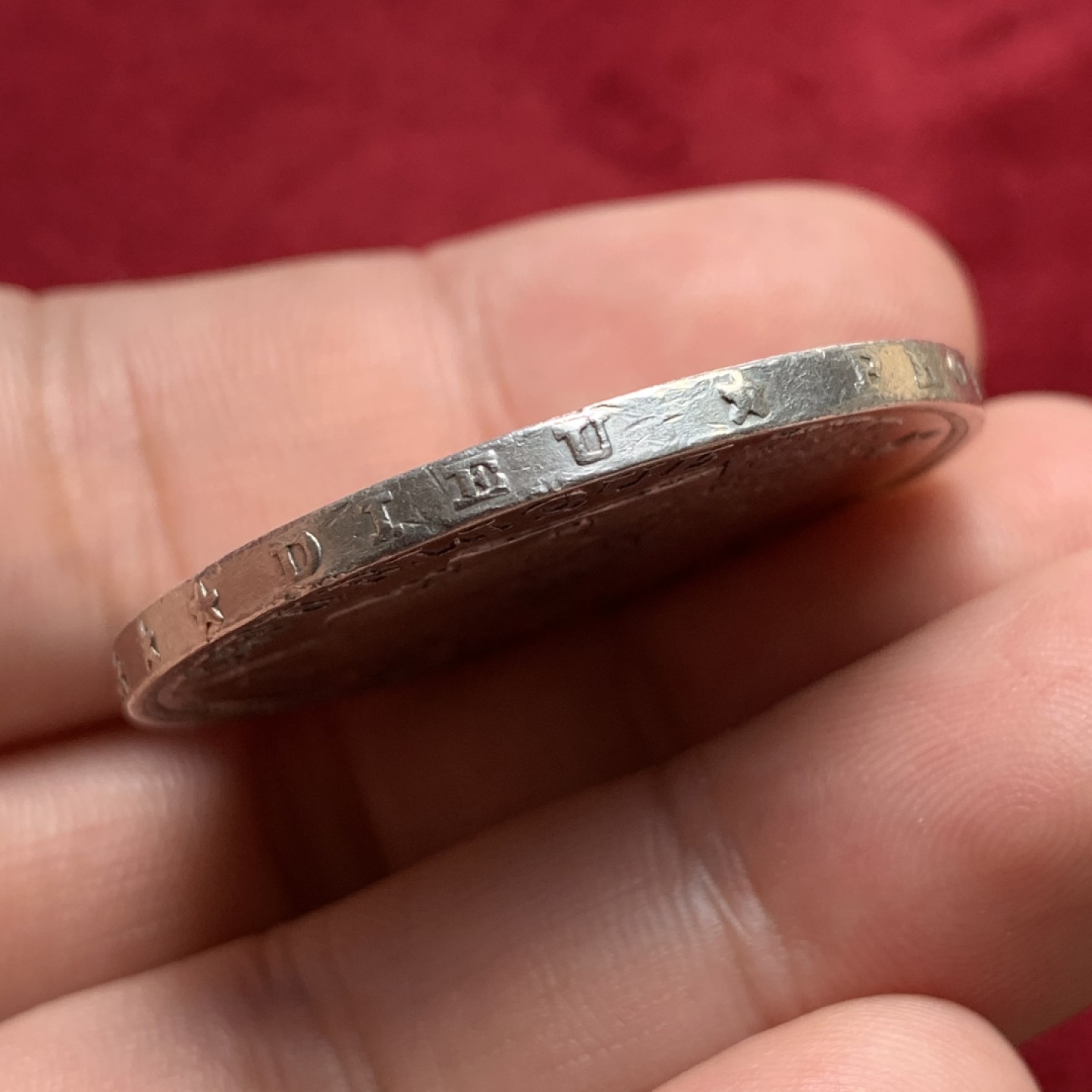 《竞宝斋》第71场-本周日，周一2场连拍（全场不限金额包邮） 法国1870年 谷物女神5法郎 大银币 细节不错