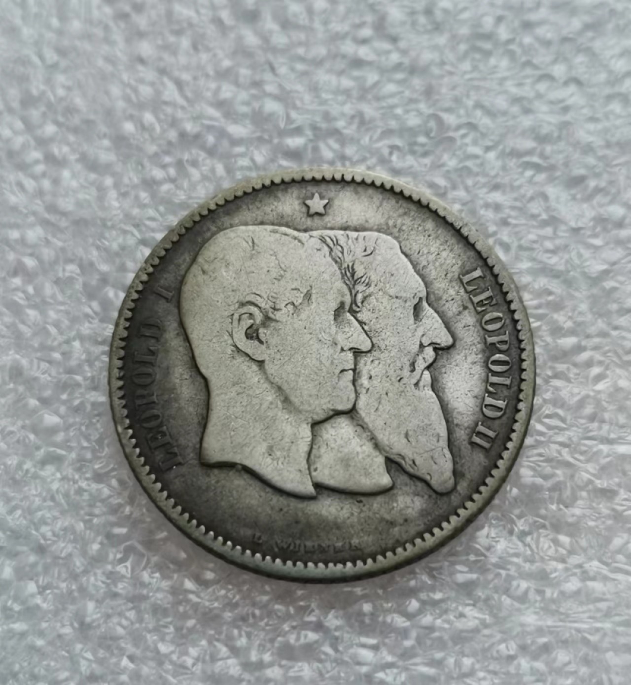 瓶子🏺第46期拍卖会 比利时1880年1法郎银币