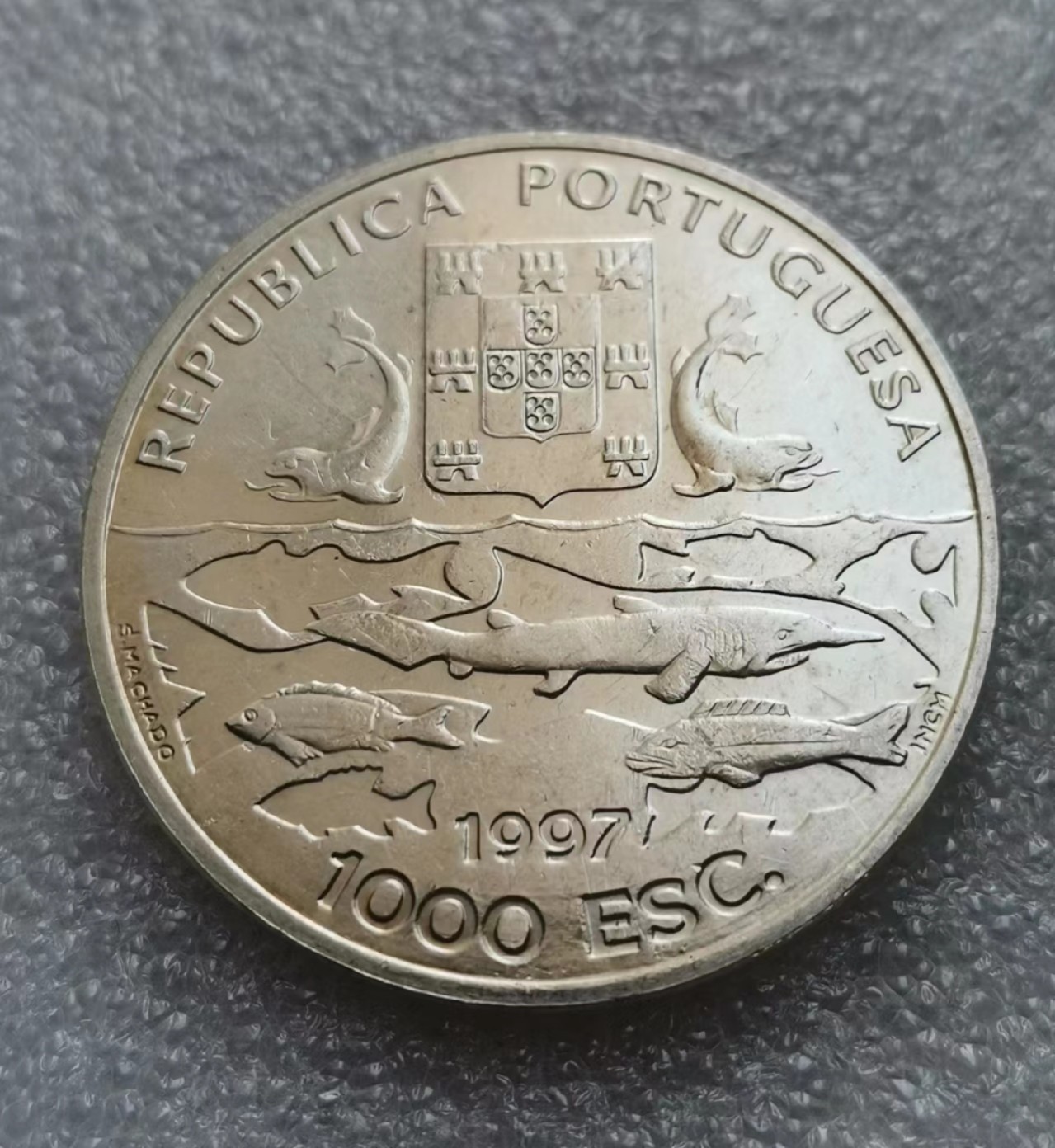 瓶子🏺第46期拍卖会 葡萄牙1997年海洋探险百年1000埃斯库多大银币