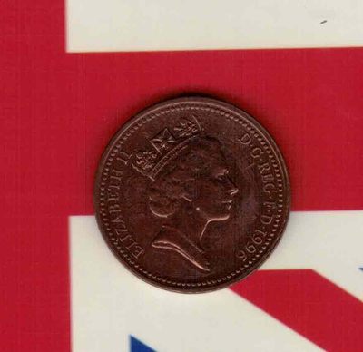 英国1996年1便士 实物如图 - 英国1996年1便士 实物如图