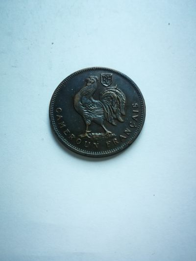 1943年法属喀麦隆大公鸡无字版1F - 1943年法属喀麦隆大公鸡无字版1F