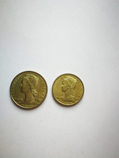 法属留尼旺10F、20F一对 - 法属留尼旺10F、20F一对