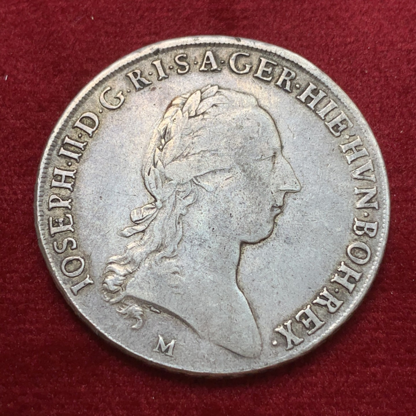 《竞宝斋》第71场-本周日，周一2场连拍（全场不限金额包邮） 少见头像 奥属尼德兰 1786年  弗朗茨二世1泰勒大银币