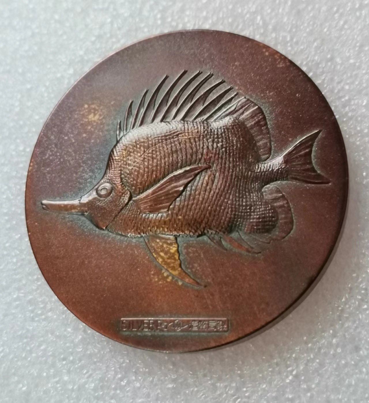 瓶子🏺第46期拍卖会 日本20世纪冲绳海洋博览会纪念银章（带支架）