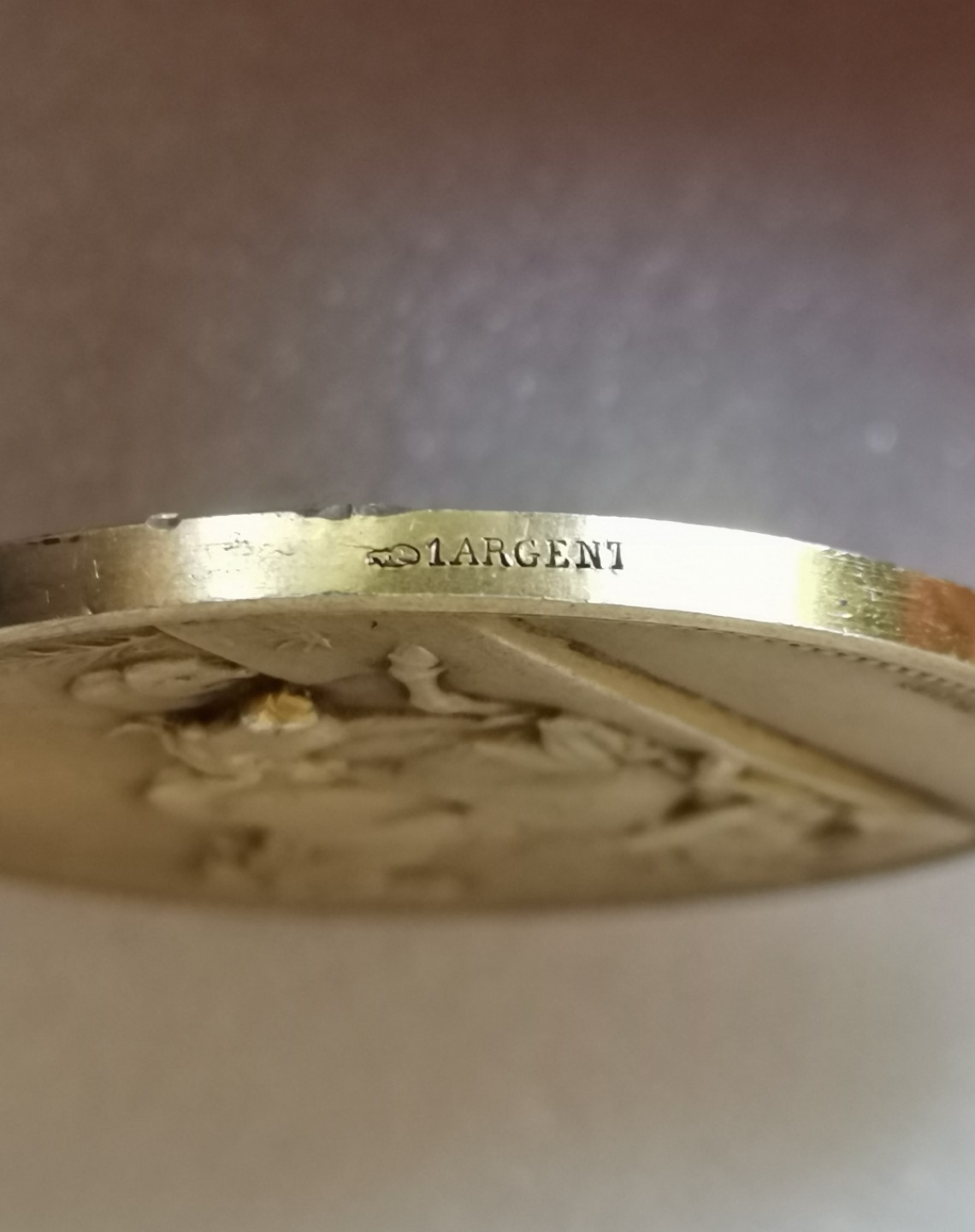 瓶子🏺第46期拍卖会 法国1910年农畜牧业纪念镀金银章