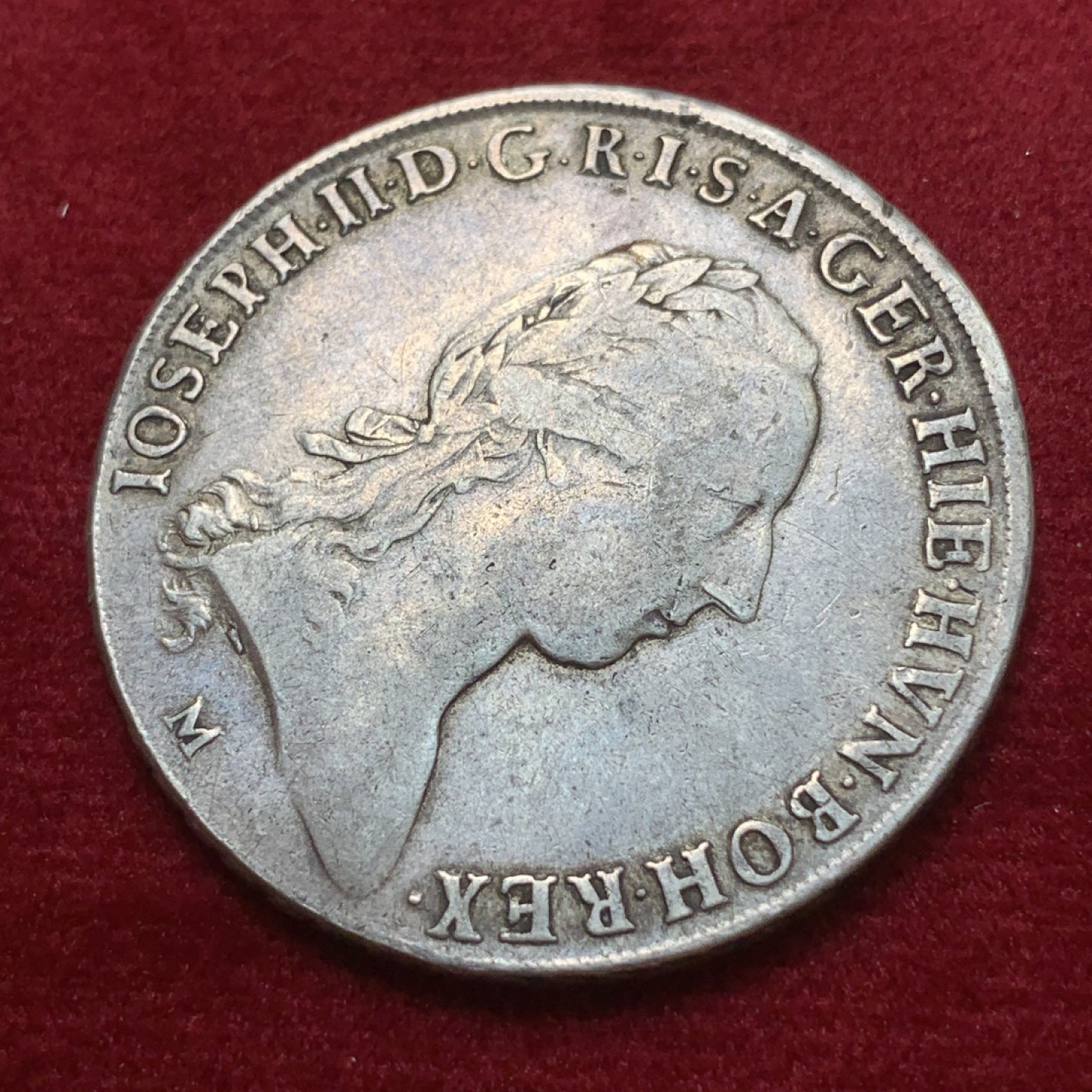 《竞宝斋》第71场-本周日，周一2场连拍（全场不限金额包邮） 少见头像 奥属尼德兰 1786年  弗朗茨二世1泰勒大银币