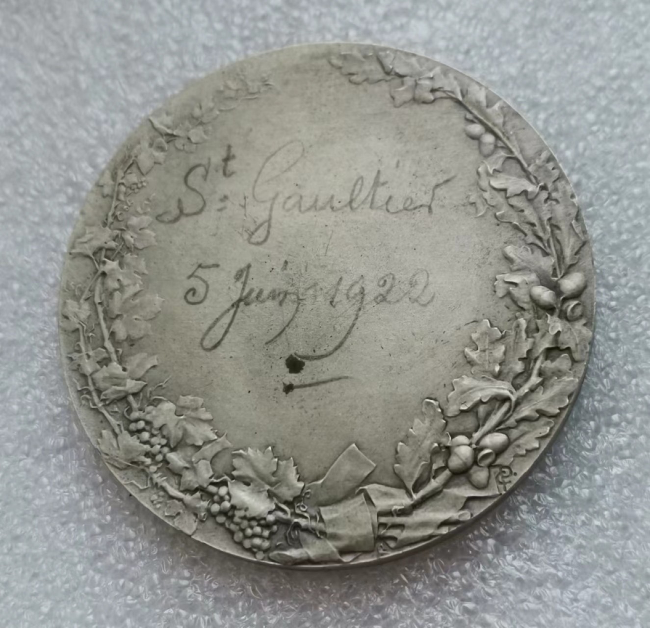 瓶子🏺第46期拍卖会 法国1900年左右农业部农业丰收纪念银章