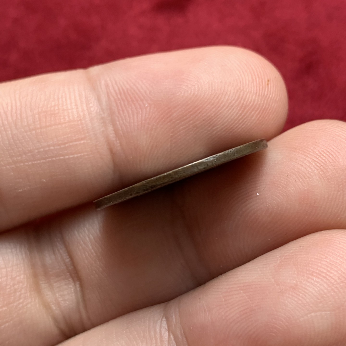 《竞宝斋》第71场-本周日，周一2场连拍（全场不限金额包邮） 英国 1848年 维多利亚女王时期双色1便士 细节非常不错