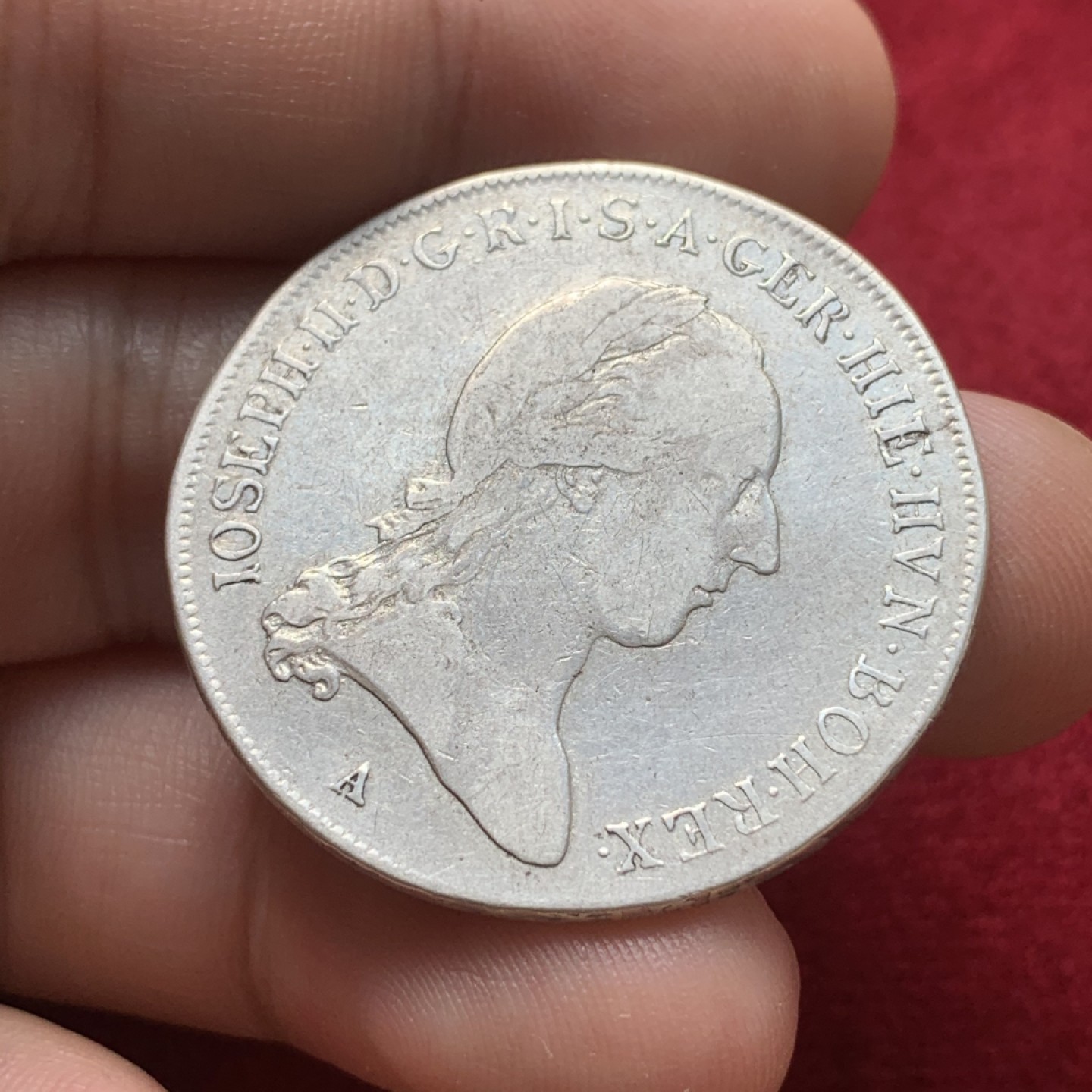 《竞宝斋》第71场-本周日，周一2场连拍（全场不限金额包邮） 1790年 奥属尼德兰 弗朗茨二世 1/2泰勒银币 一般见到都为泰勒