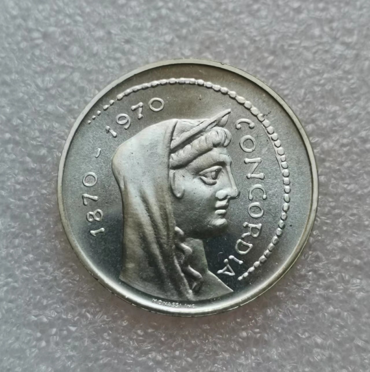 瓶子🏺第46期拍卖会 意大利1970年仿古罗马女帝建城200周年纪念银币