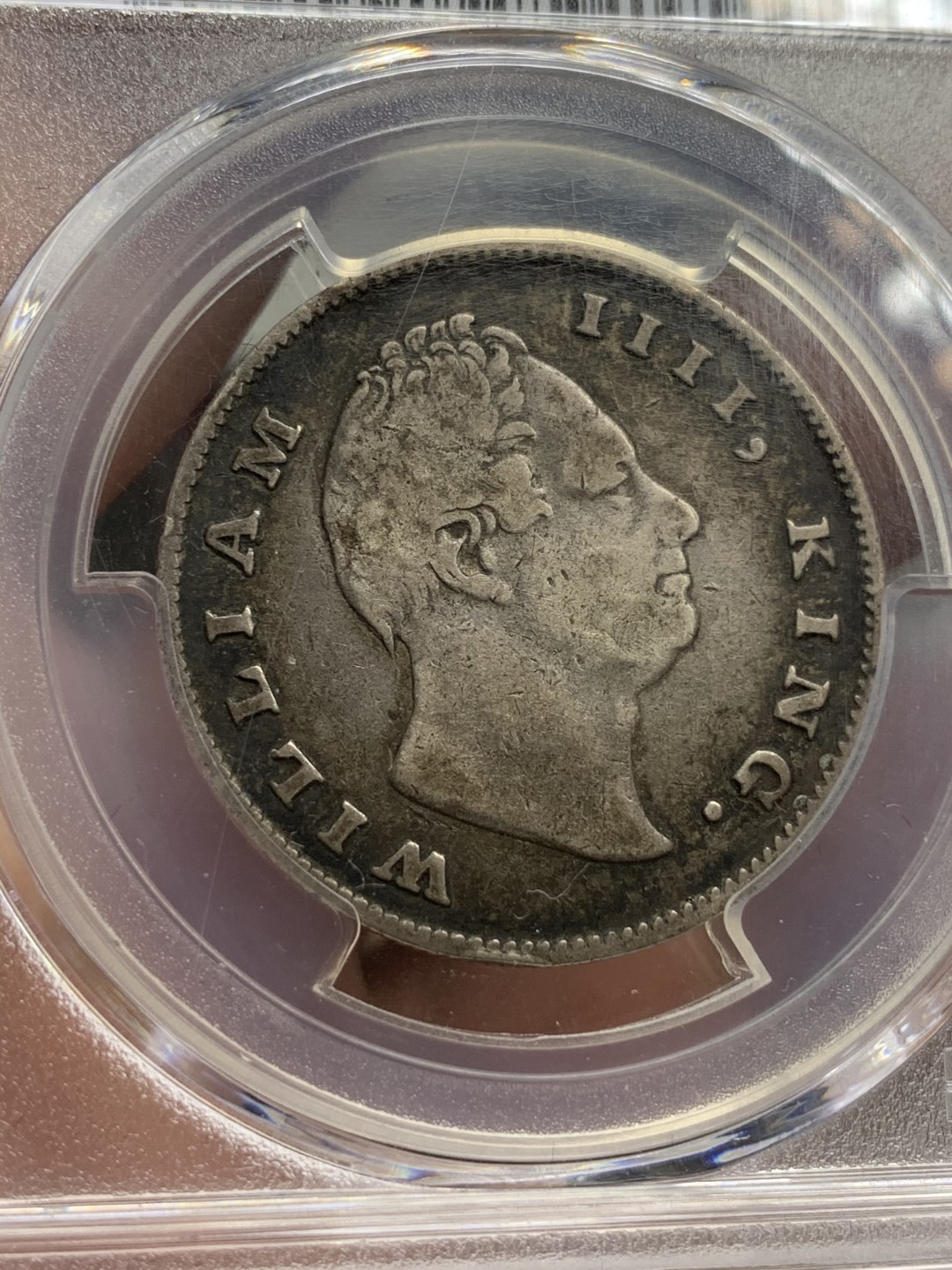 《竞宝斋》第71场-本周日，周一2场连拍（全场不限金额包邮） PCGS VF30 1835年英属东印度公司 威廉四世1卢比银币，漂亮的发财包浆。