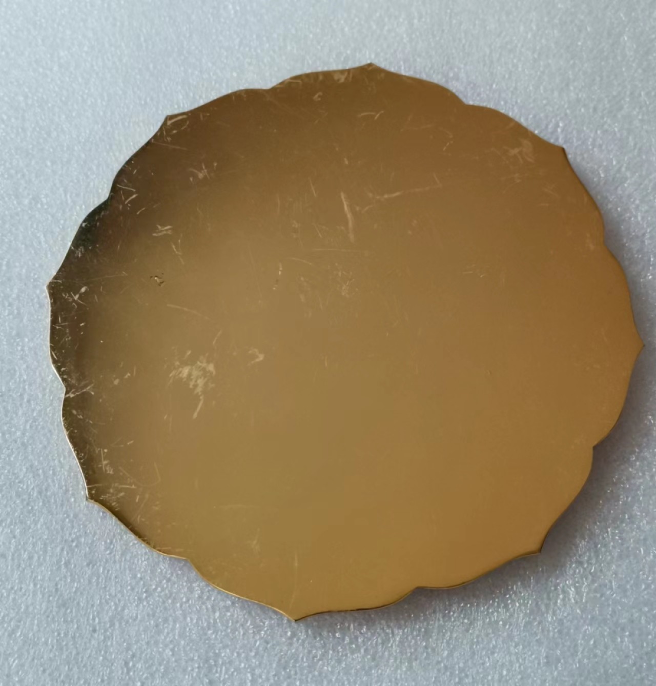 瓶子🏺第46期拍卖会 日本1975年昭和五十年铸币局纪念镀金铜镜