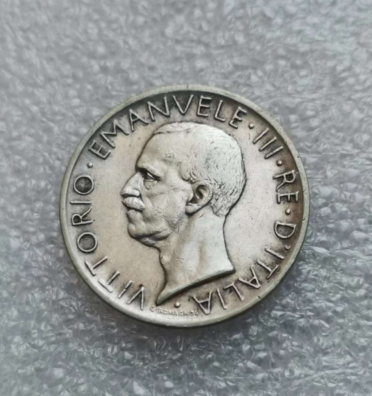 瓶子🏺第46期拍卖会 意大利1927年5里拉银币