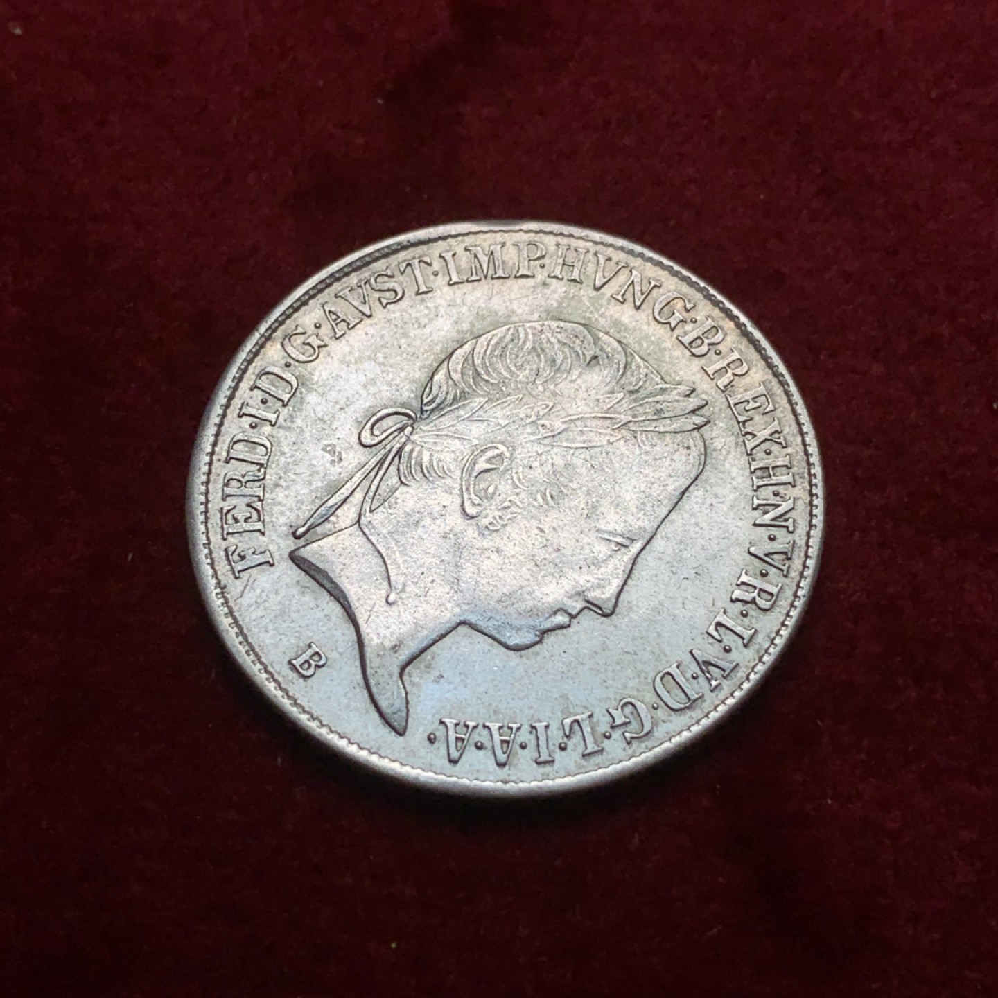 《竞宝斋》第71场-本周日，周一2场连拍（全场不限金额包邮） 好品 奥匈帝国 匈牙利1848年 圣母抱子20克鲁泽银币