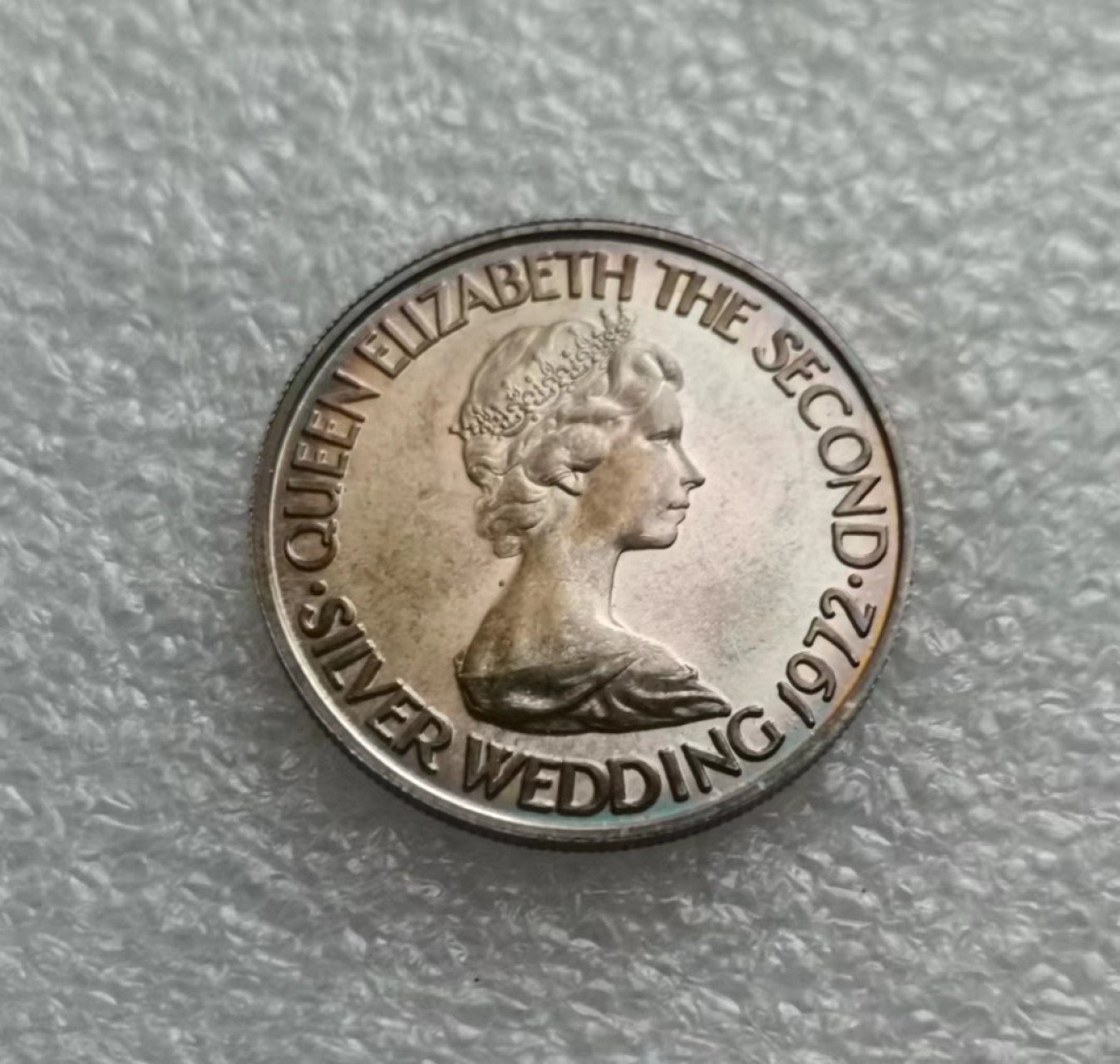 瓶子🏺第46期拍卖会 英属泽西岛1972年4枚套原盒带证书（紫罗兰包浆）