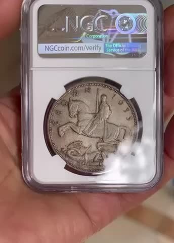 【麦克币章收藏】拍卖第一期 英国1935年木马克朗