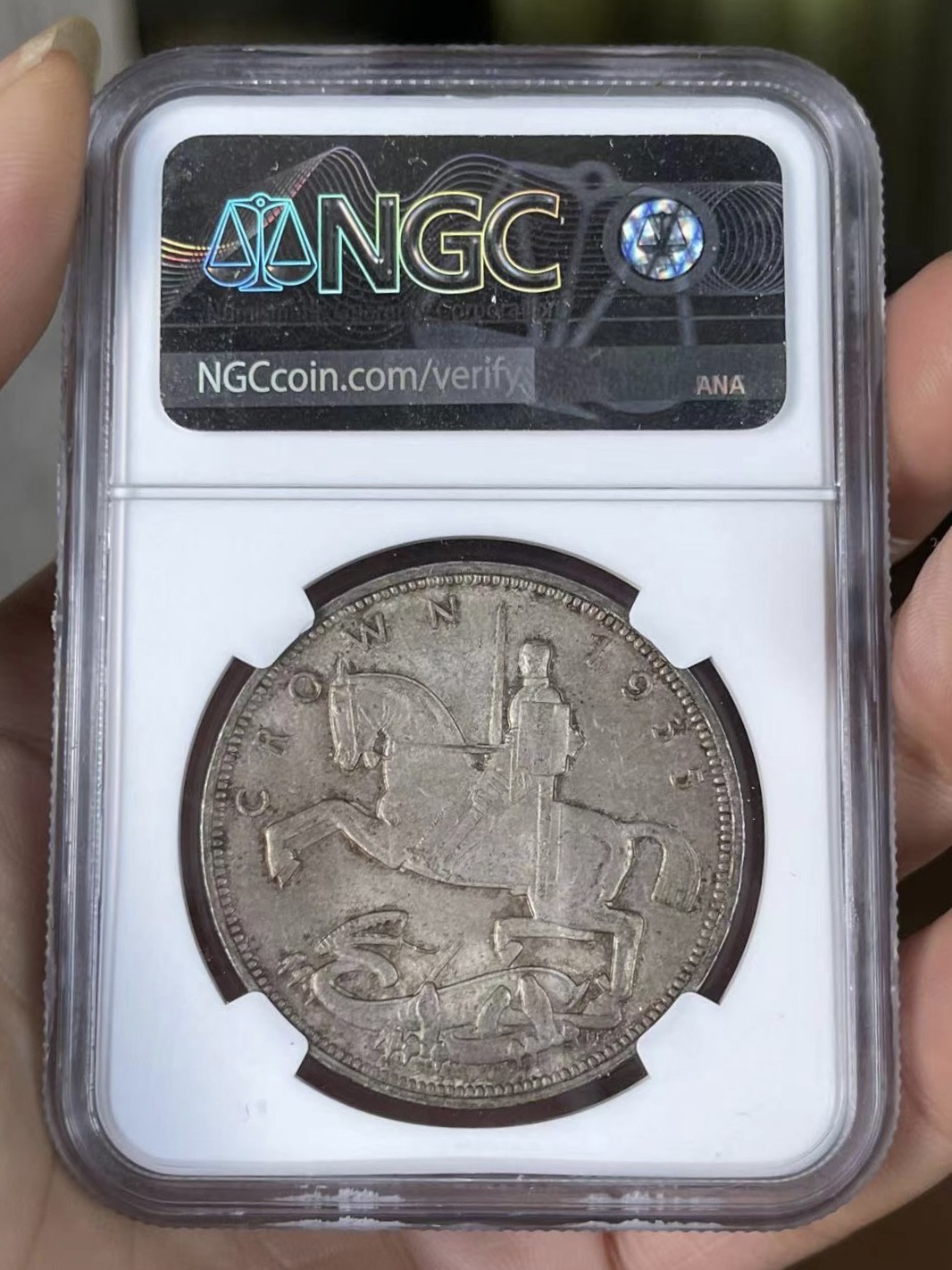 【麦克币章收藏】拍卖第一期 英国1935年木马克朗