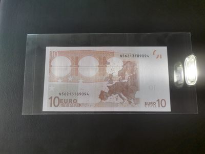 欧盟纸币 二签10欧元纸币N冠奥地利版全新UNC 欧盟纸币 二签10欧元纸币N冠奥地利版全新UNC