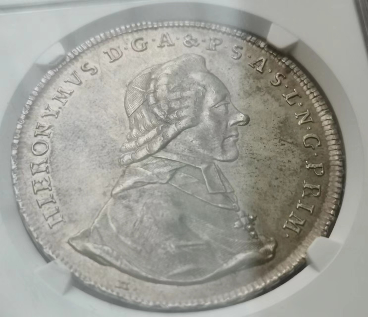 瓶子🏺第46期拍卖会 神圣罗马帝国1784年萨尔茨堡1泰勒银币（原光五彩）