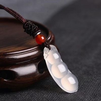 纯天然玉随吊坠四季发财豆买到赚到 - 纯天然玉随吊坠四季发财豆买到赚到
