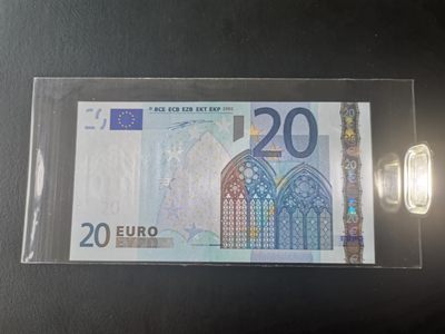 欧盟纸币Euro 一签20欧元纸币 X冠德国版 全新UNC - 欧盟纸币Euro 一签20欧元纸币 X冠德国版 全新UNC