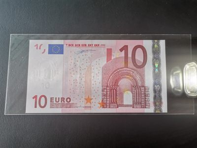 欧盟纸币Euro 一签10欧元纸币P冠荷兰版全新UNC - 欧盟纸币Euro 一签10欧元纸币P冠荷兰版全新UNC