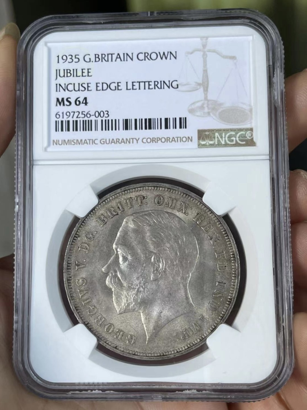 【麦克币章收藏】拍卖第一期 英国1935年木马克朗