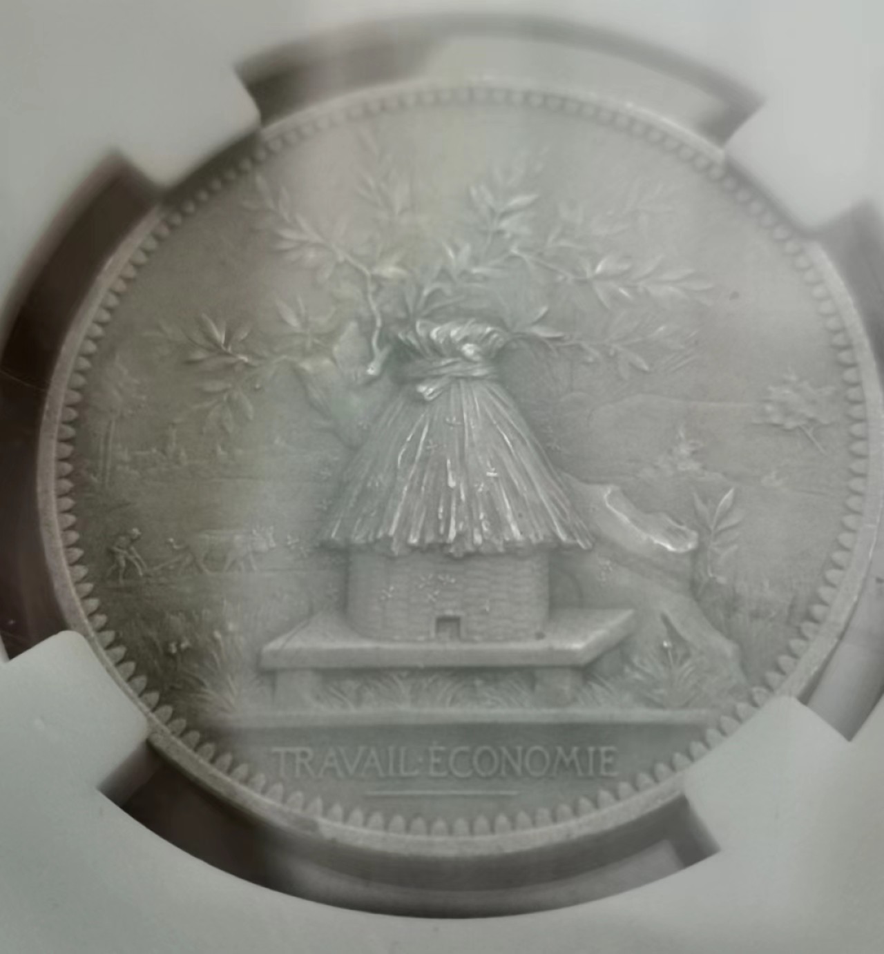 瓶子🏺第46期拍卖会 法国1894年贵族学院稀少JETON银质代币