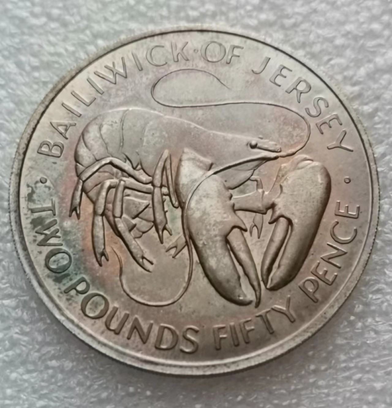 瓶子🏺第46期拍卖会 英属泽西岛1972年4枚套原盒带证书（紫罗兰包浆）