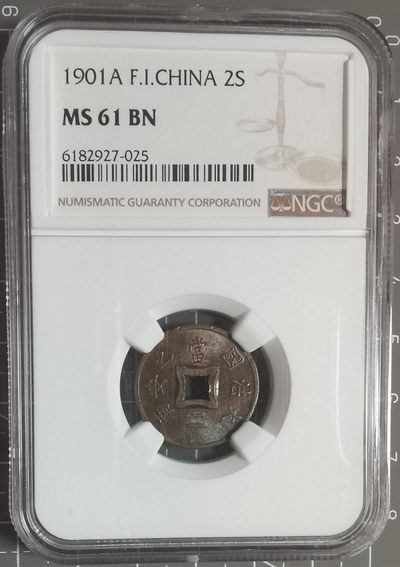 🌞奇货可居🌞 第十五场 外国钱币专场【盛夏之约】 - 法属印度支那 1901年 当二