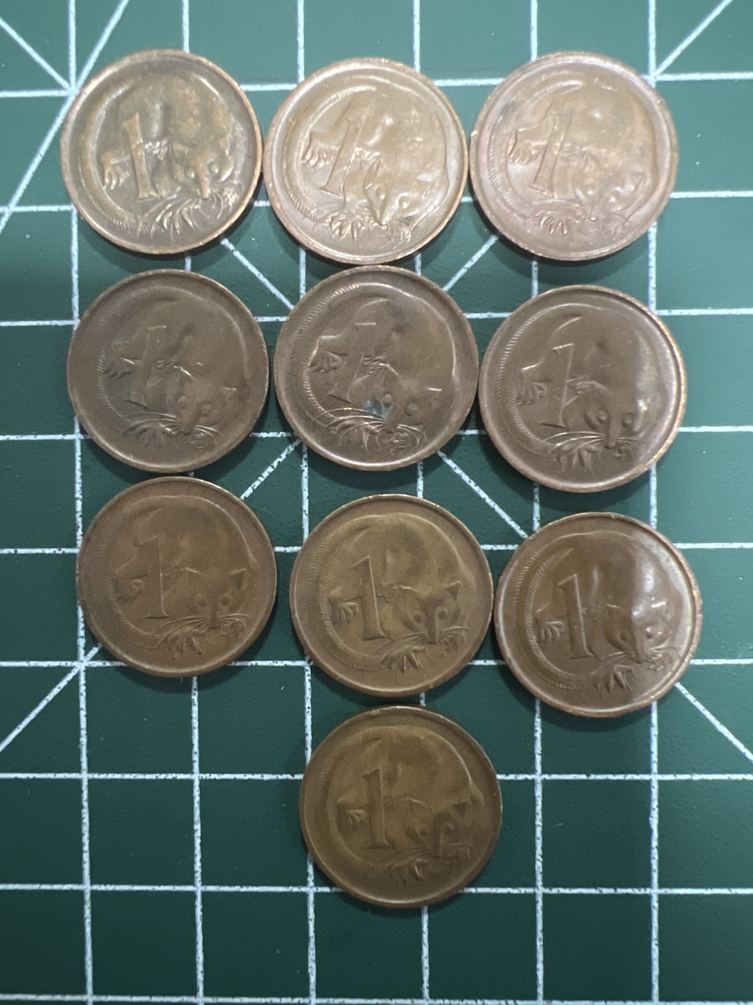 泡泡堂第十八期  世界硬币邮票专场（全场20包邮） 澳大利亚老一分十个