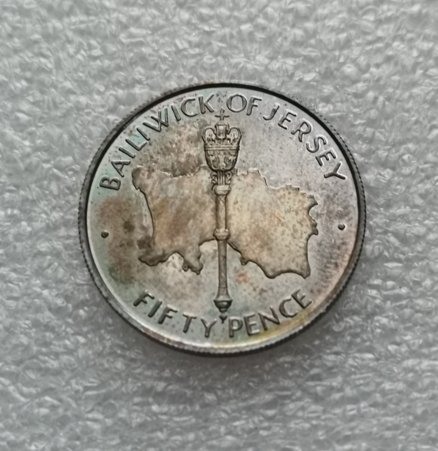 瓶子🏺第46期拍卖会 英属泽西岛1972年4枚套原盒带证书（紫罗兰包浆）