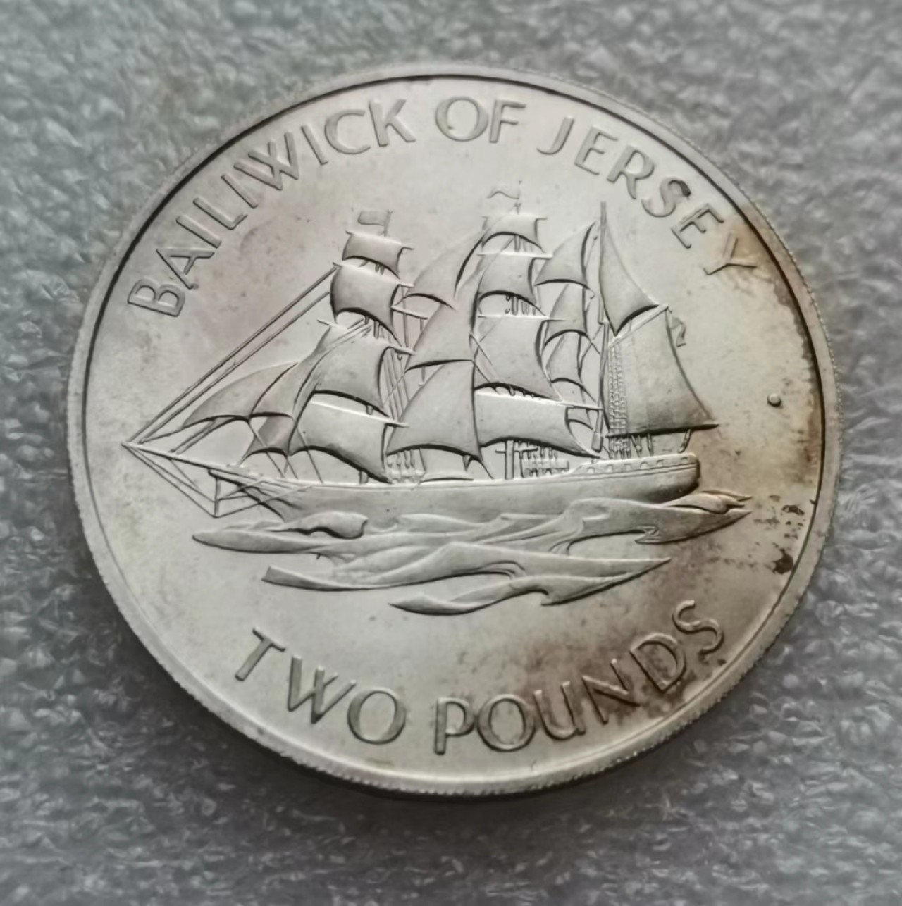 瓶子🏺第46期拍卖会 英属泽西岛1972年4枚套原盒带证书（紫罗兰包浆）