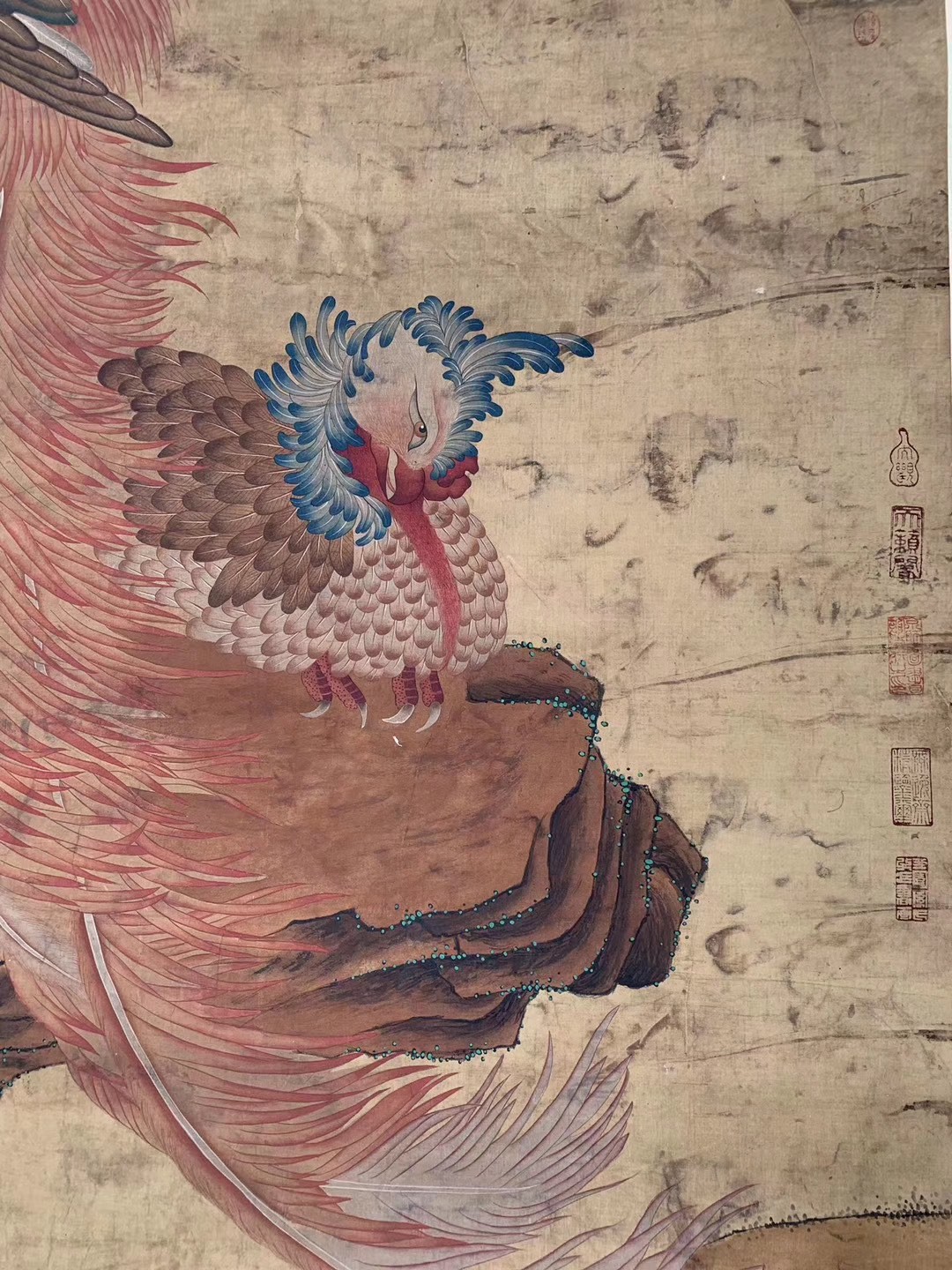 宋徽宗绢本五伦图一副
