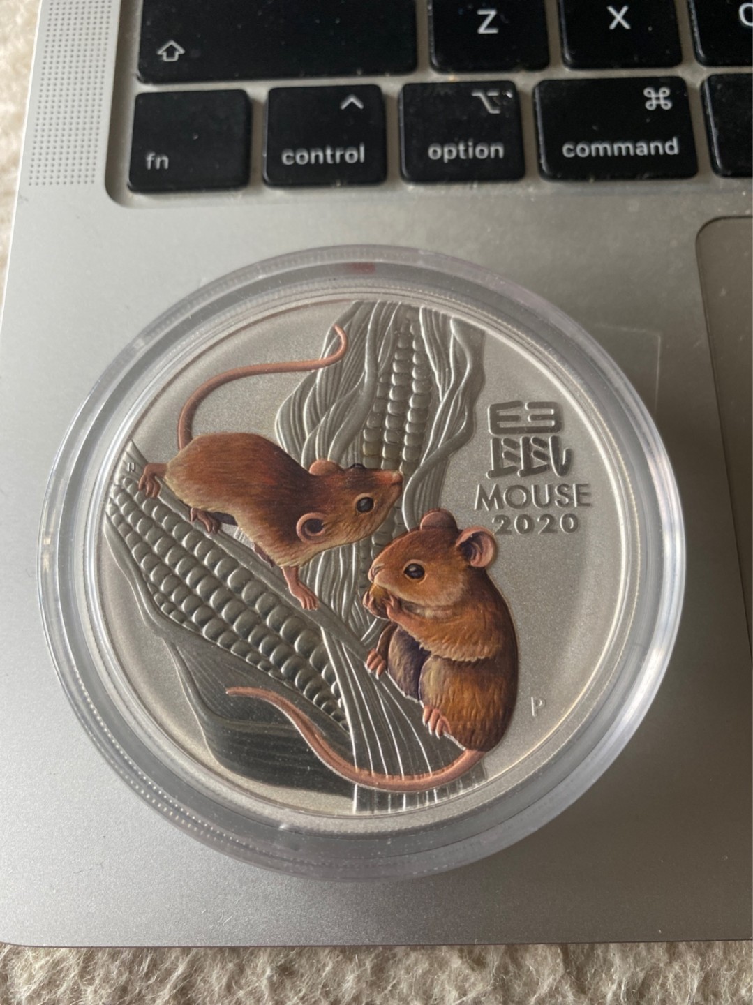 收藏联盟Quantum Auction 第173期拍卖 2020年澳大利亚鼠年生肖5盎司彩色银币