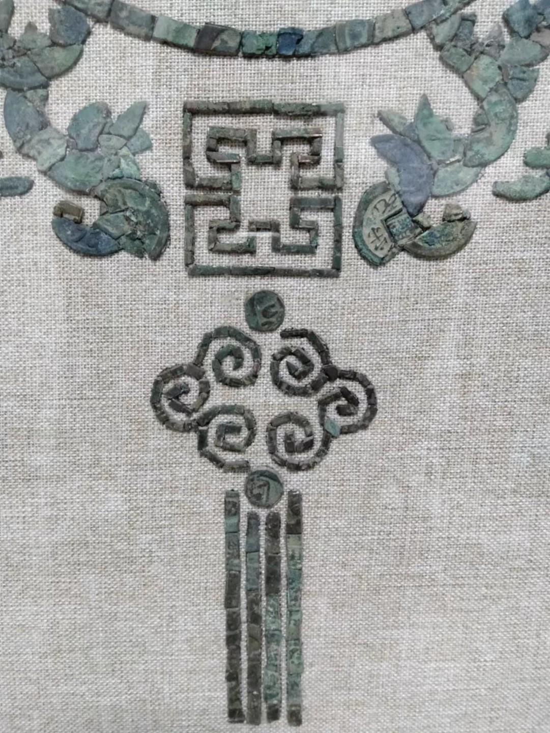 鸣轩坊~铜钱贴画 铜钱画~五福临门